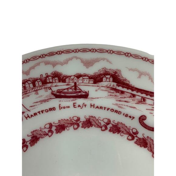 Scammell Lamberton Hartford Transferware Plate 6.5 Inch Vintage - Picture 8 of 8